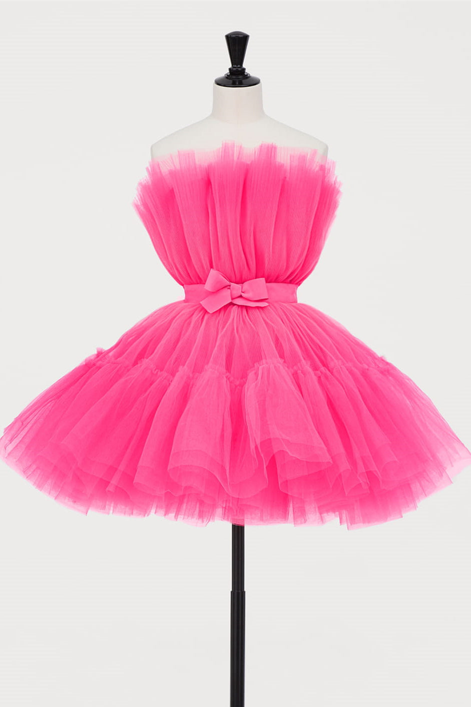 strapless tulle short puffy dress cocktail