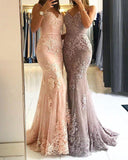 Elegant Sweetheart Lace Mermaid Prom Dress Floor Length Evening Gowns