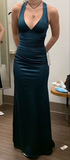 Elegant Mermaid Long Prom Dress Green,Sexy Evening Dresses