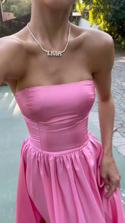 Pink Leg Split Prom Dress,Women Sexy Elegant Party Dresses jkprom Pink Leg Split Prom Dress,Women Sexy Elegant Party Dresses jkprom