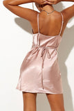 Cute Dusty Rose Slip Short Dress for Party,Semi Formal Dresses