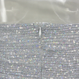 Strapless Silver Grey Short Homecoming Dress With Side Ruffles Party Dresses