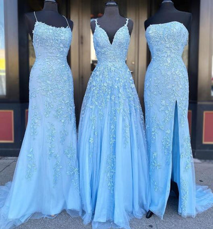 Long Prom Dresses with Applique,8th Graduation Dress Dance jkprom Long Prom Dresses with Applique,8th Graduation Dress Dance jkprom