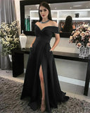 Off Shoulder Prom Dresses With Pockets