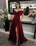 Off Shoulder Prom Dresses With Pockets