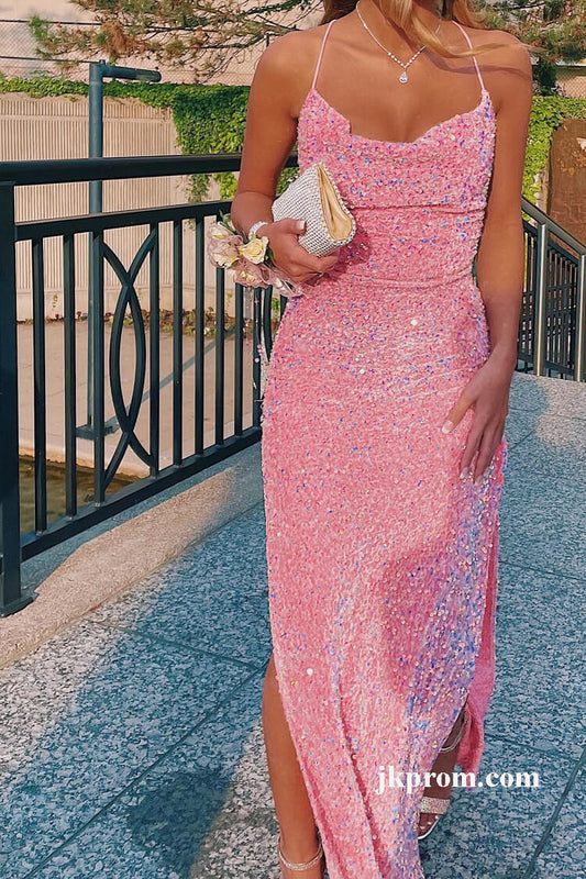 Side-Slit-Pink-Prom-Dresses