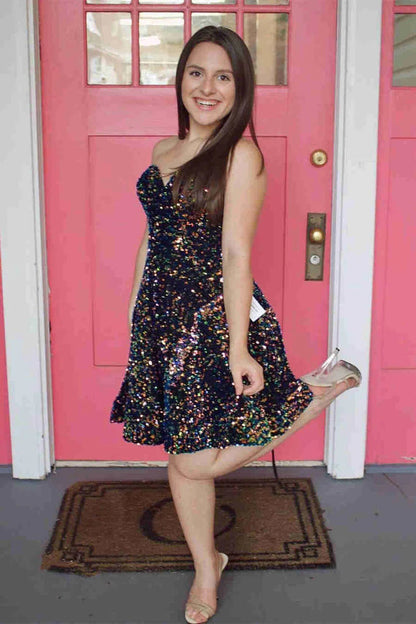 Cute-Sequins-A-Line-Short-Homecoming-Dress-Mini-Prom-Dresses