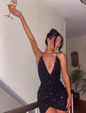 Black-Sparkly-Homecoming-Dress-V-Neck-Hoco-Dress