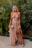 Rust Red Sweetheart High Low Tiered Formal Dress Black White Party Gown