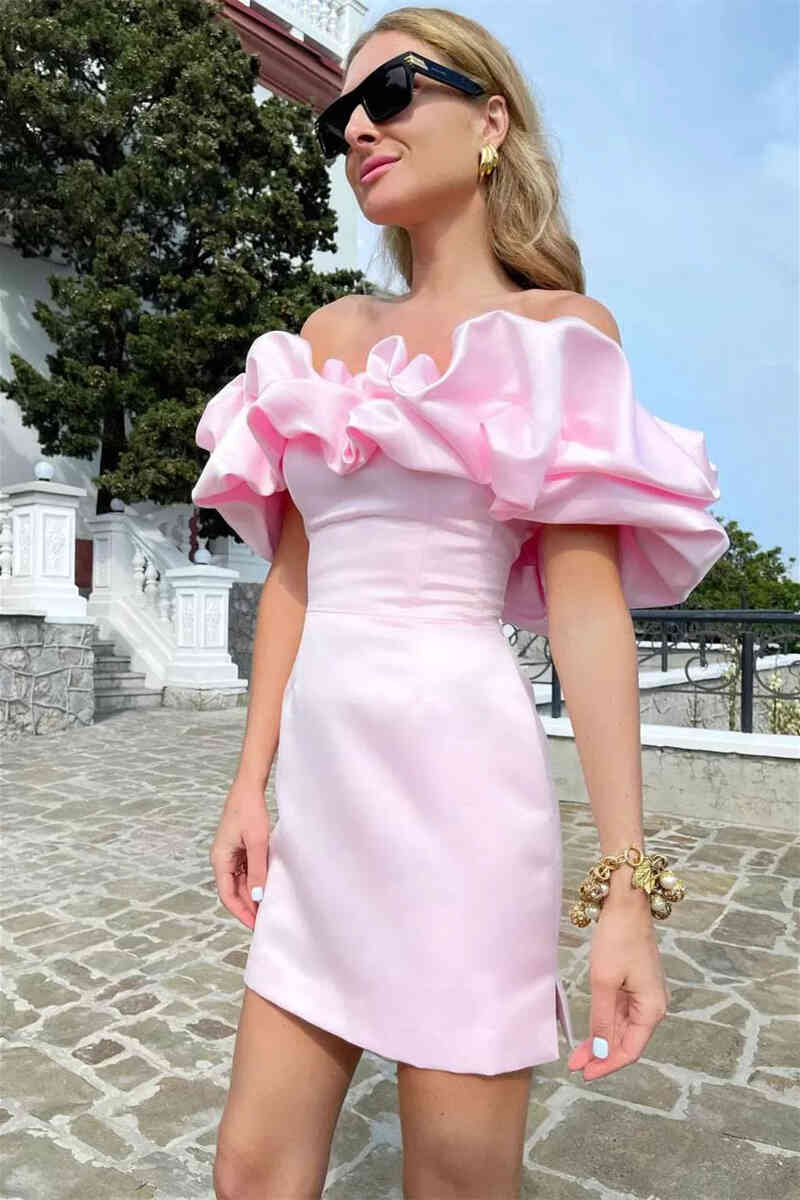 light-pink-Cocktail-Party-Dress