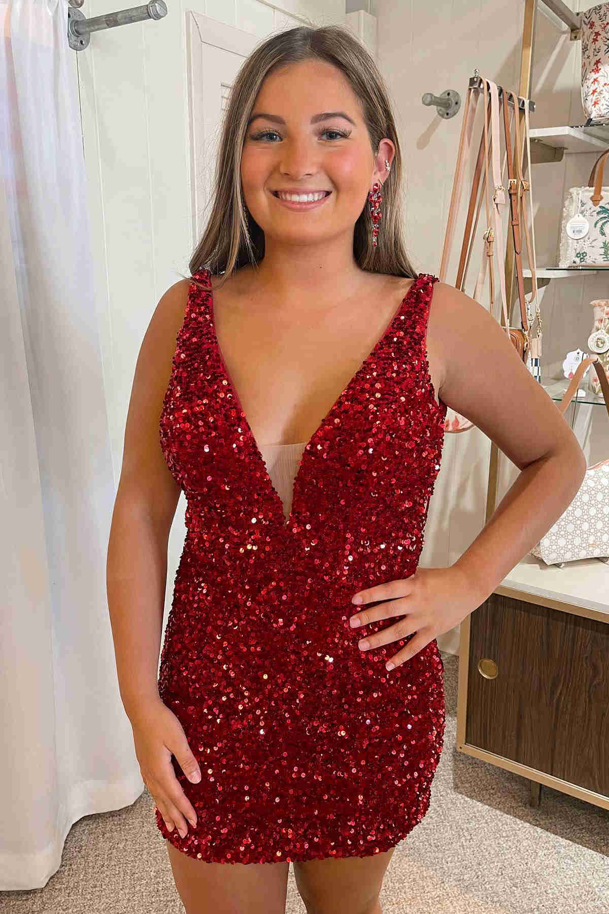 Red-Cocktail-Dresses-Wedding-Guest