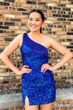 royal-blue-Tight-Short-cocktail-Dress