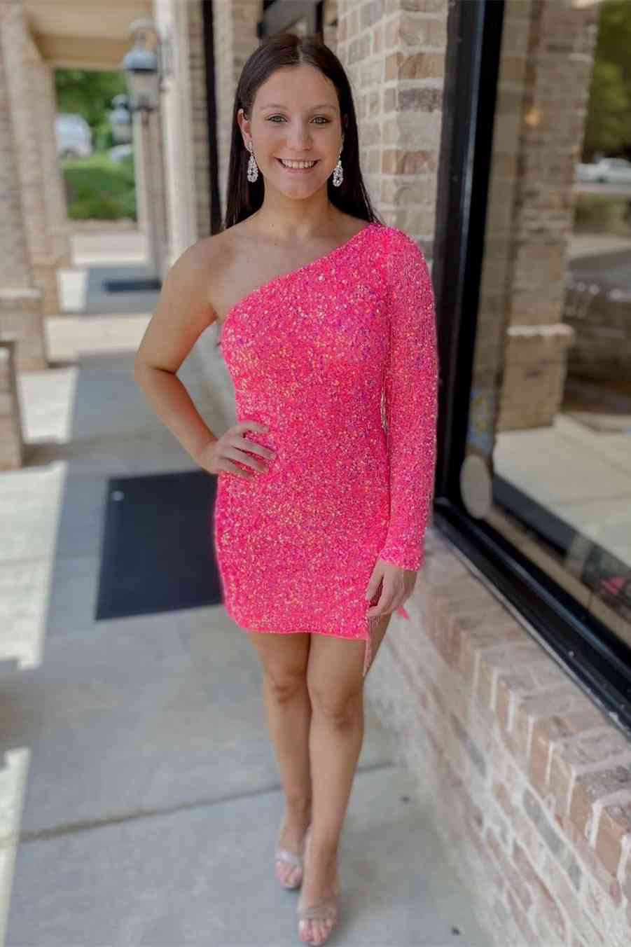 Long Sleeve Light Blue Mini Homecoming Dress,Bodycon Dresses jkprom Long Sleeve Light Blue Mini Homecoming Dress,Bodycon Dresses jkprom