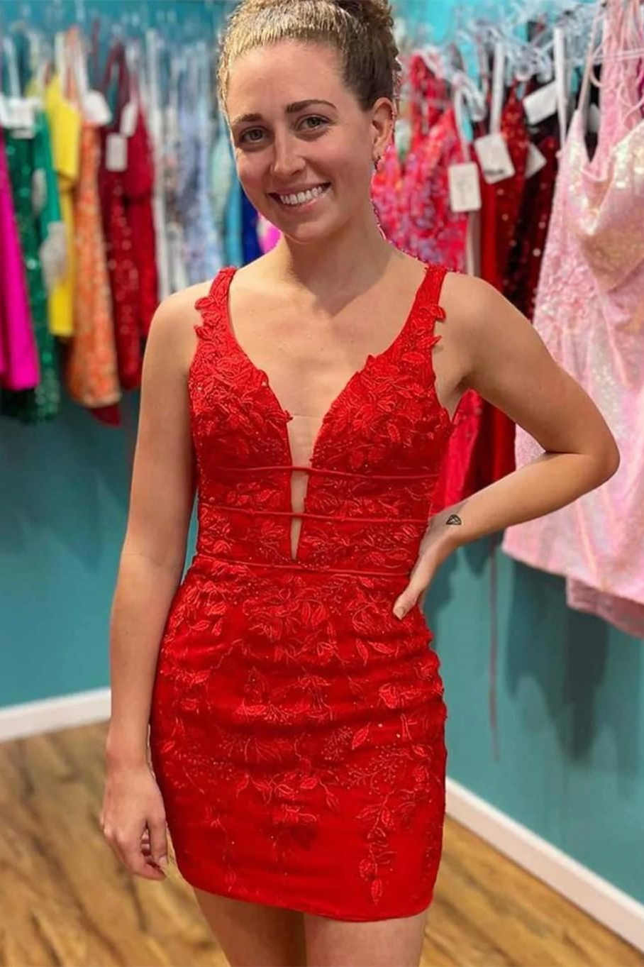 Red-Appliqued-Homecoming-Dress
