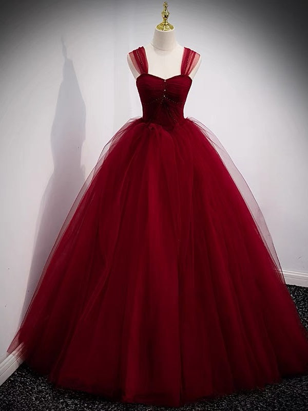 Sweet Prom Dress Strapless Flower Pleated Evening Dress Gala Dress 16th Dress  D2768