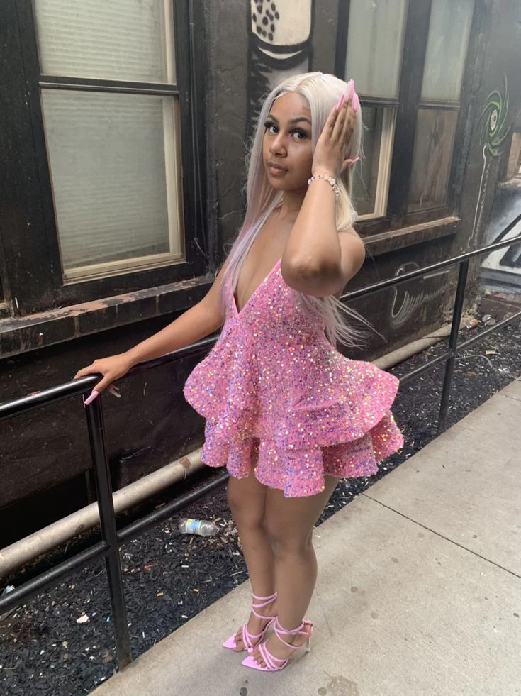 Sexy-Sparkly-Pink-Short-Homecoming-Dress