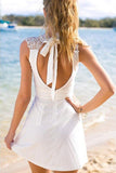 White Simple Homecoming Dress,Short Prom Dresses,Cheap Prom Dress
