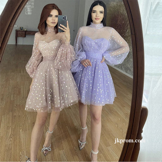 short-tulle-hoco-dresses