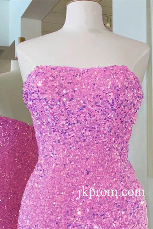 pink-Hoco-Dresses-Tight