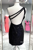 black-Semi-Formal-Dresses-Short-tight