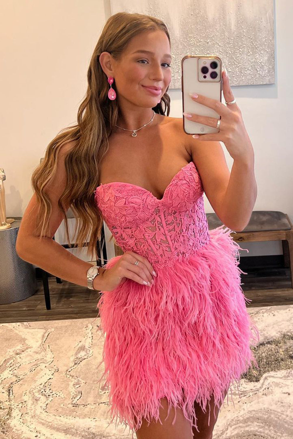 Bodycon Sweetheart Light Blue Short Homecoming Dress with Feathers jkprom Bodycon Sweetheart Light Blue Short Homecoming Dress with Feathers jkprom