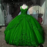 Ball Gown Sweet 16 Dress Princess Quinceanera Dresses Lace Appliques Sweet 15 Party Prom Ball Gowns