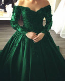 Green ball gown Prom Dress Evening Dress