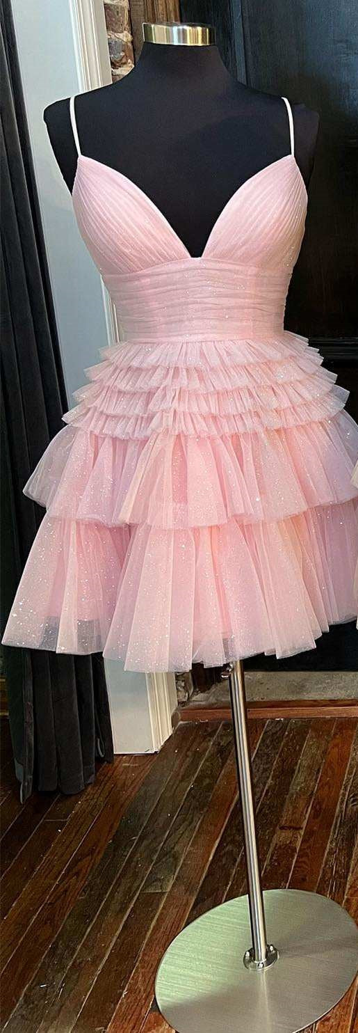 Light-Pink-Cocktail-Dresses-Short