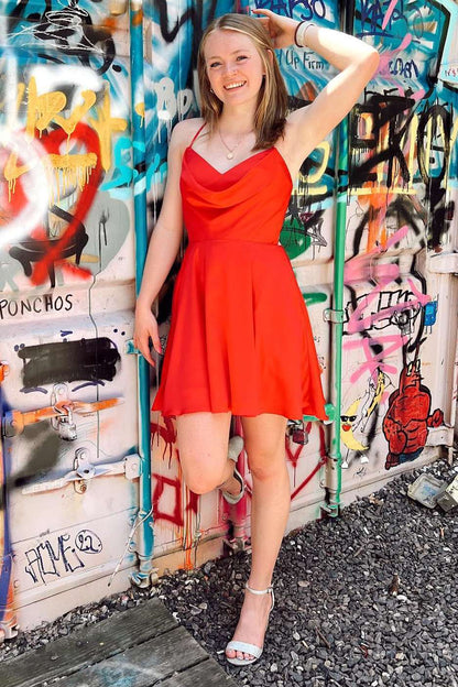 red-Night-Dress-Party-Short