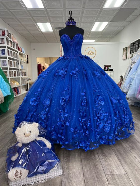 Royal Blue Quinceanera Dress,Princess Sweet 16 Dresses – jkprom