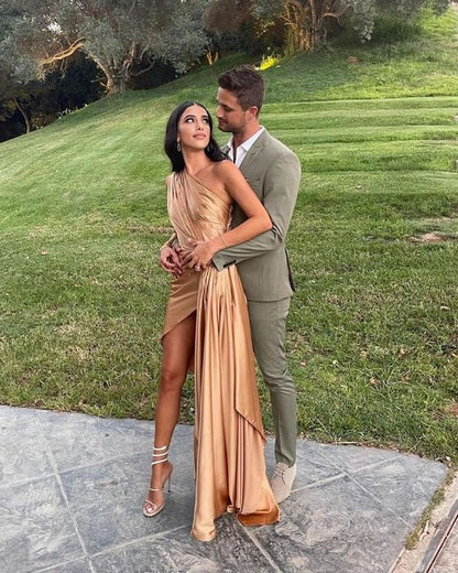 best gold prom dresses 2026 Gold Prom Dresses in Sequin, Satin, Beaded and Strapless Styles
