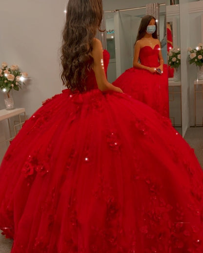 sweet 16 dresses red and black 2021 Puffy Charro Quinceanera Dress Best Floral Embroidery Black And Red Sweet 16 Dress