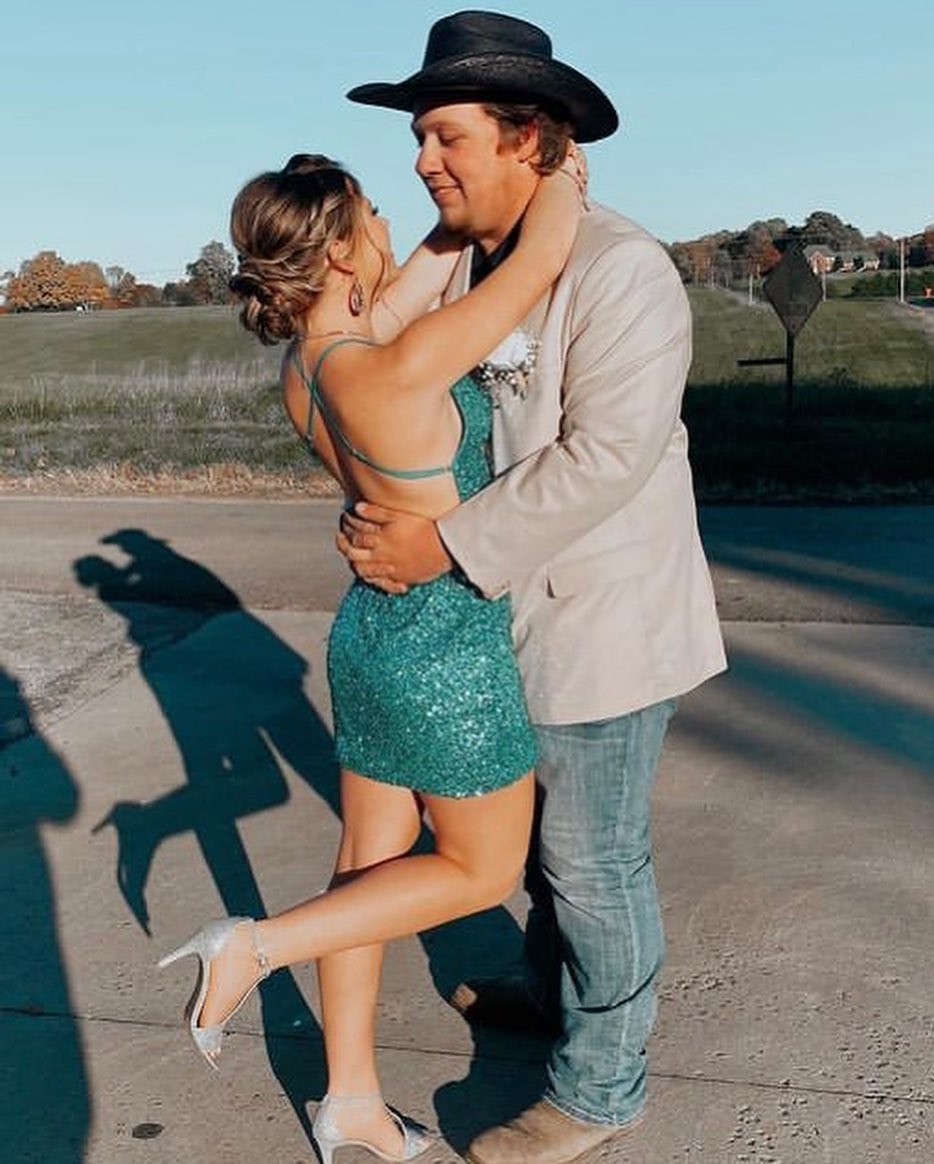 Hot Pink Sequins Boydcon Mini Party Dress Club Dress