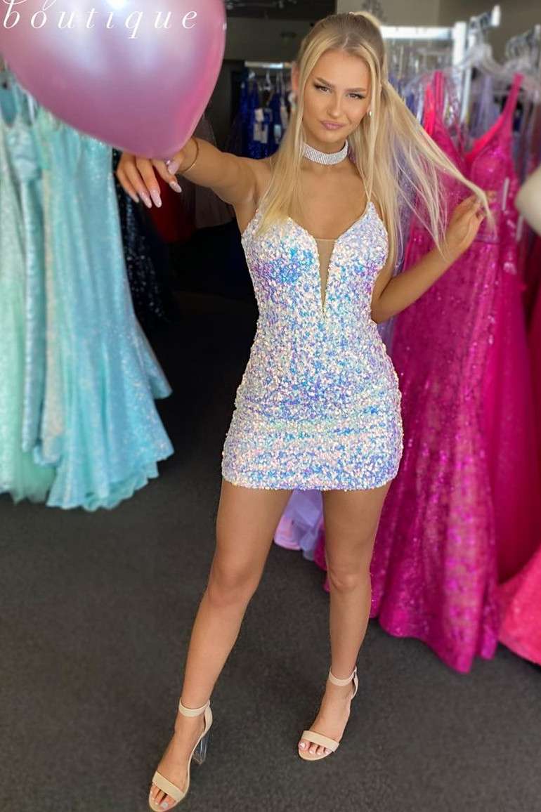 White-Tight-Homecoming-Dresses