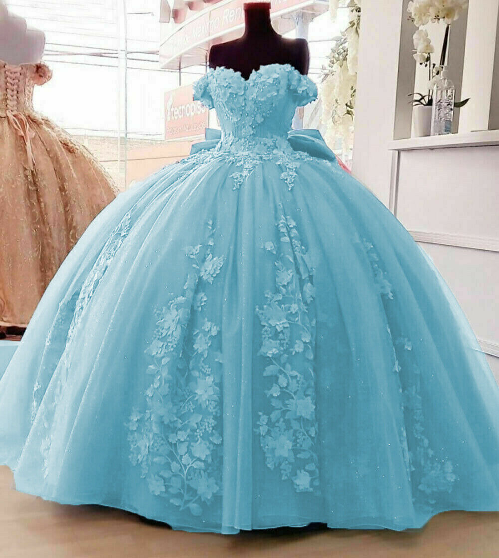 Ball Gown Quinceanera Dresses Floral Applique Sweet 16 Gowns jkprom Ball Gown Quinceanera Dresses Floral Applique Sweet 16 Gowns jkprom